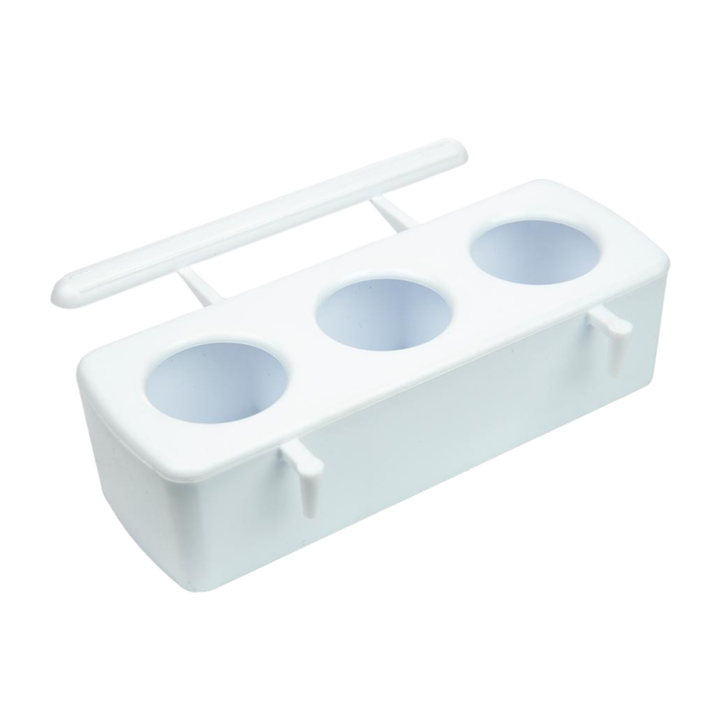 Comedouro 3 Buracos Com Poleiro